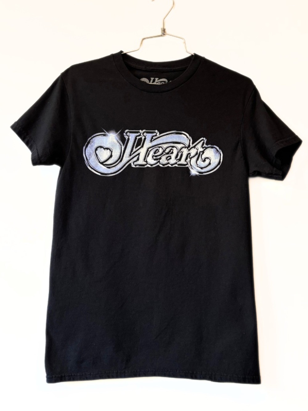Heart 2025 Royal Flush Tour T-shirt Black Size S
